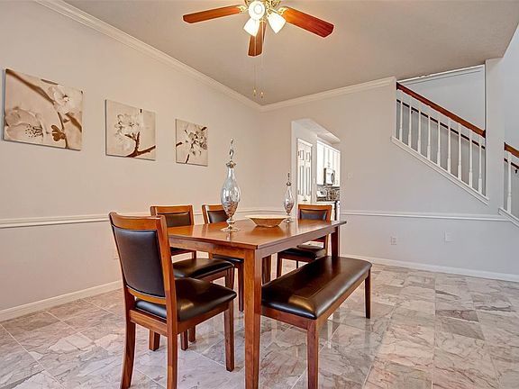 Dining Room fits any sized Table set - leads directly to kitchen