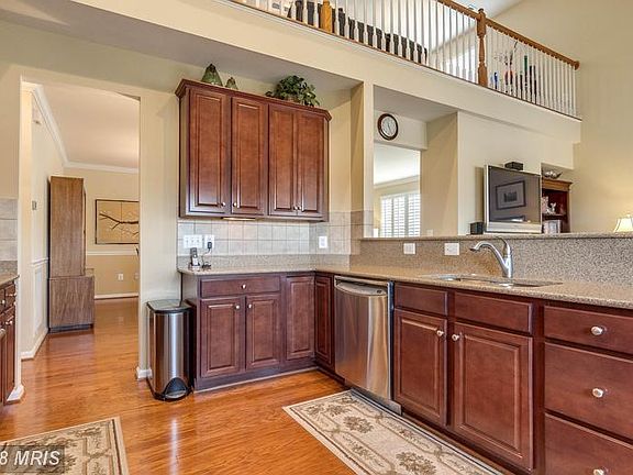 Double sink and  quartz countertops