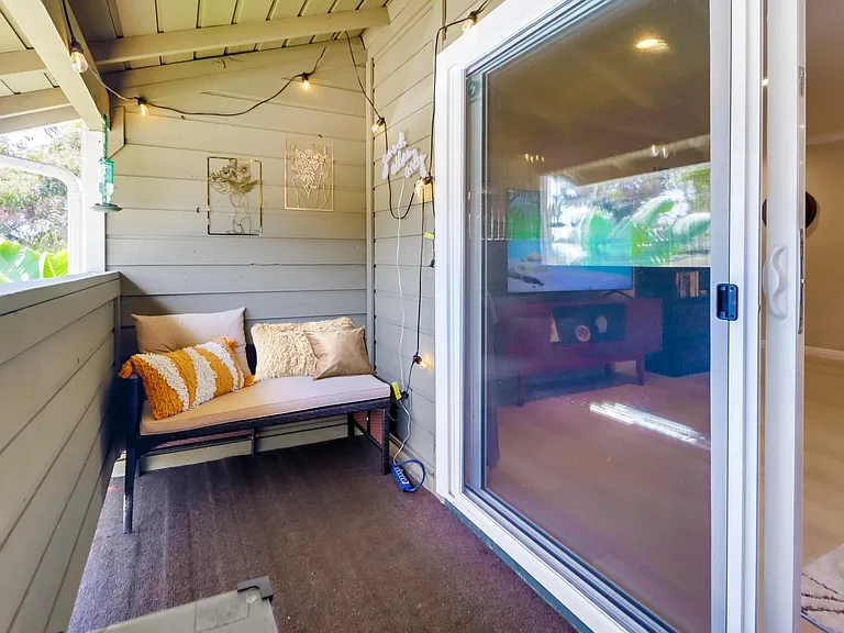 Lounge on plush seating, sip your coffee, or wind down the day w/ a sunset