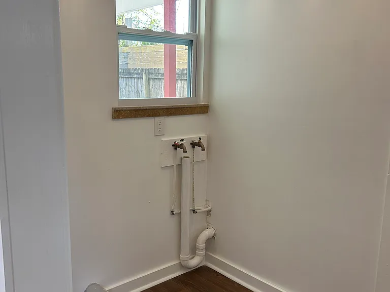 Washer and dryer hookup