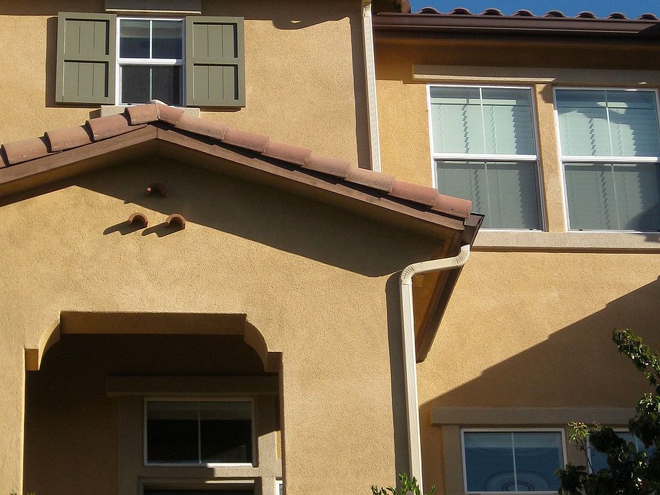 Front of home facing hills