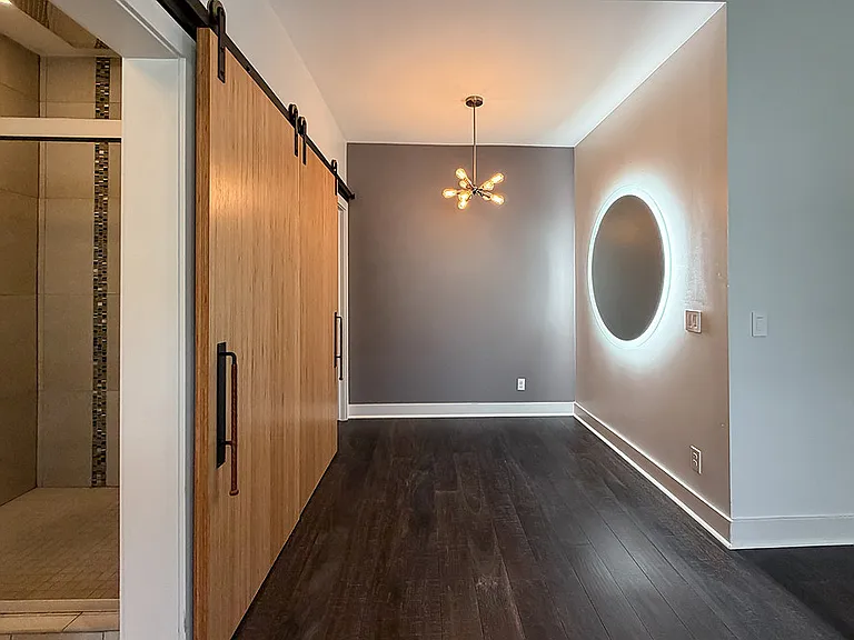 Primary Bedroom & 3/4 Bath Area