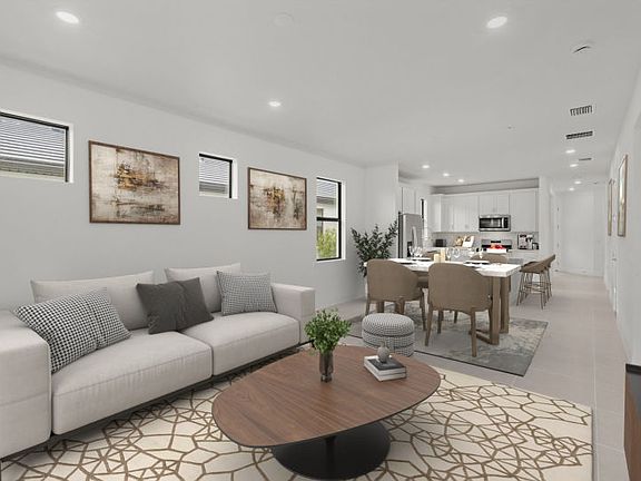 Virtually staged for illustrative purposes only. Furniture not included
