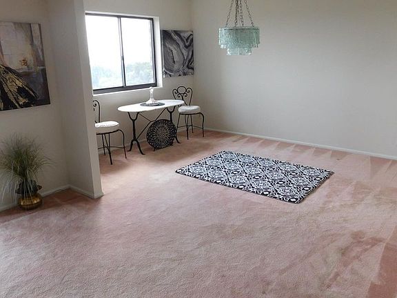 Living room into dining room