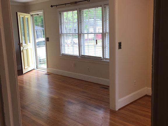 A view from the dining area