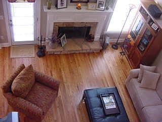 two story vaulted family room