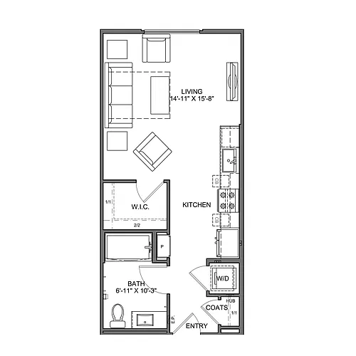 Floor plan Plan S1