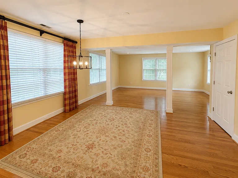 Main level dining and living room