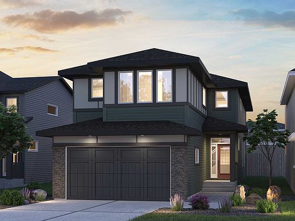 An exterior rendering of the Columbia 26 model by Brookfield Residential