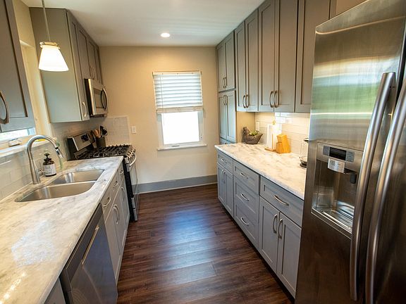 Galley Kitchen with plenty of storage space
