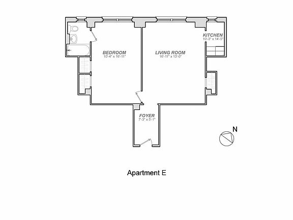 2nd image of 115 W 86th St #4E