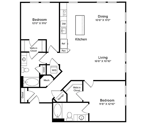 Floor plan B4-1245