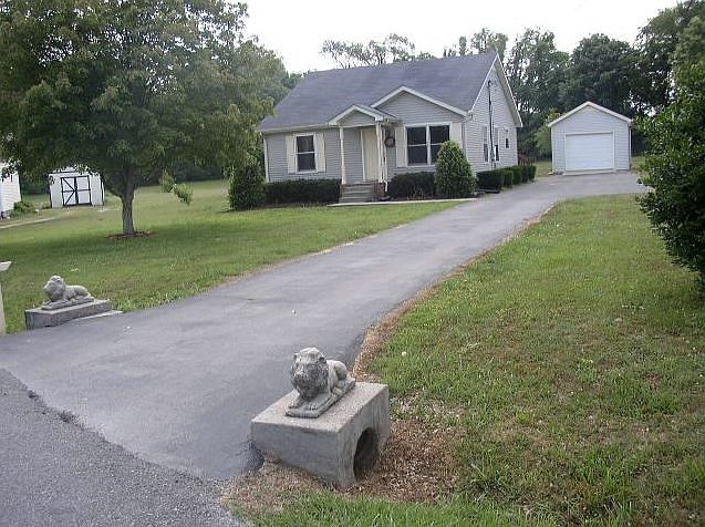 Front of home... Looks smaller than it is from the street