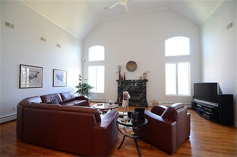 Two Story Great Room w/ Fireplace