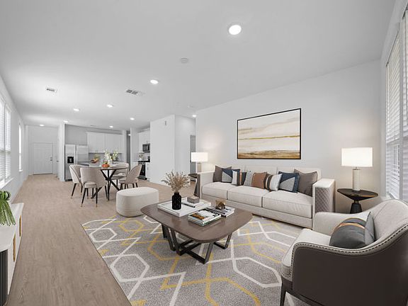 Virtually Staged Living Room