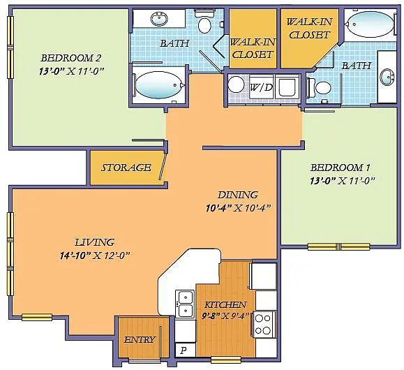 Floor plan Giverny