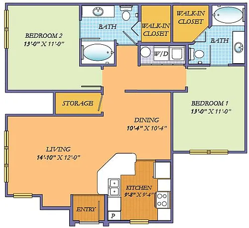 Floor plan Giverny