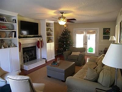 Living Room with Built Ins