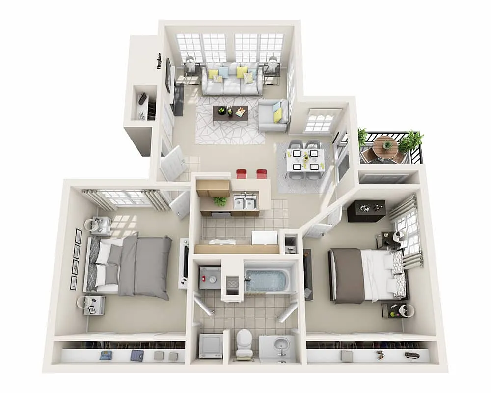 Floor plan Cambridge