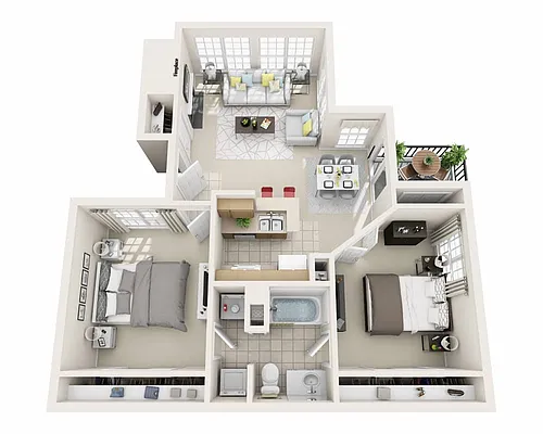Floor plan Cambridge