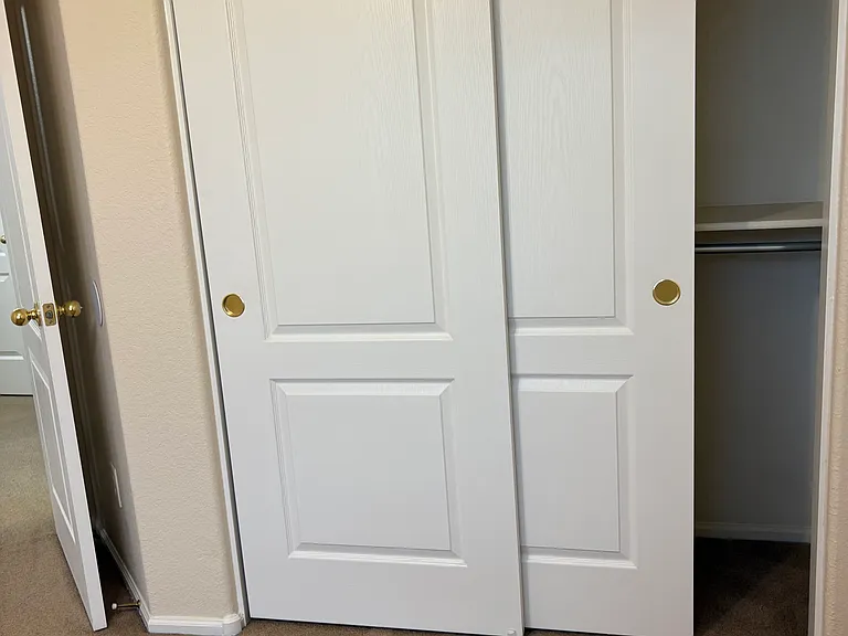 Double Closets in 2nd and 3rd Bedrooms