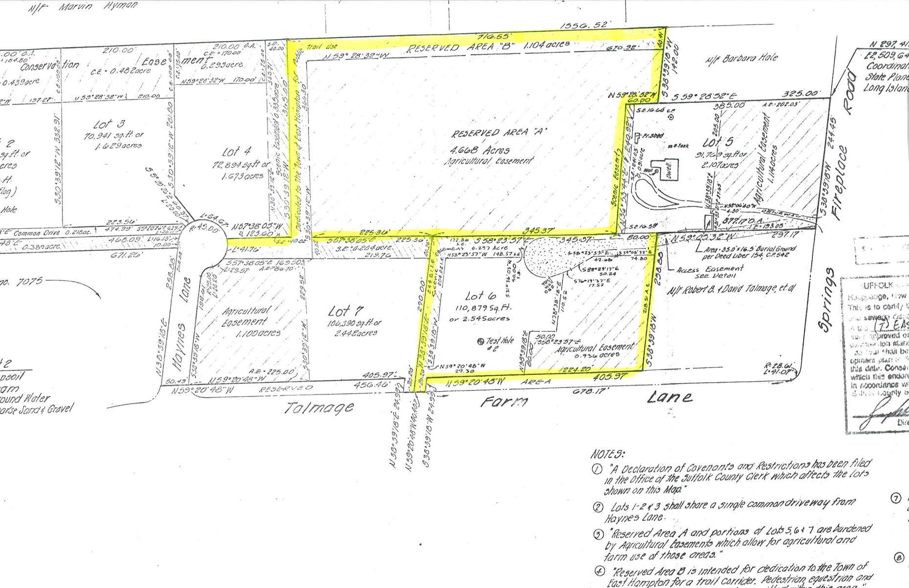 27 Talmage Farm Ln and Haynes Ln in East Hampton Out East