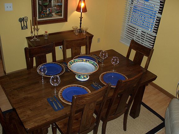 Master bedroom currently used as dining room