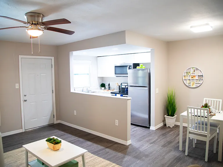 Freshly remodeled kitchen