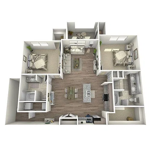 Floor plan St.Andrews w/Attached Garage