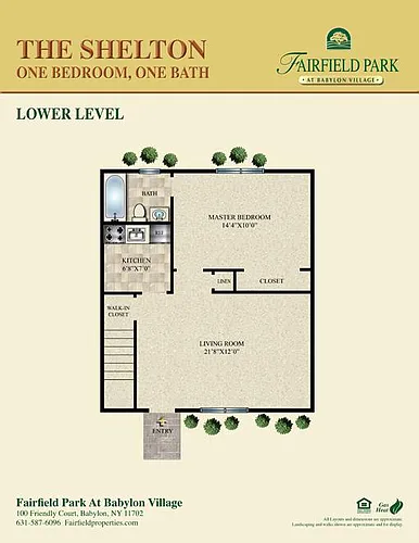 Floor plan The Shelton Lower