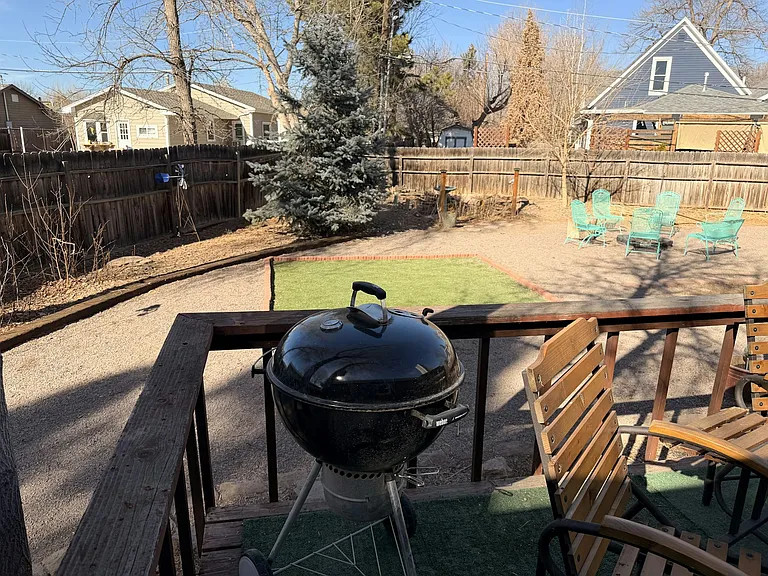 Huge yard and deck area