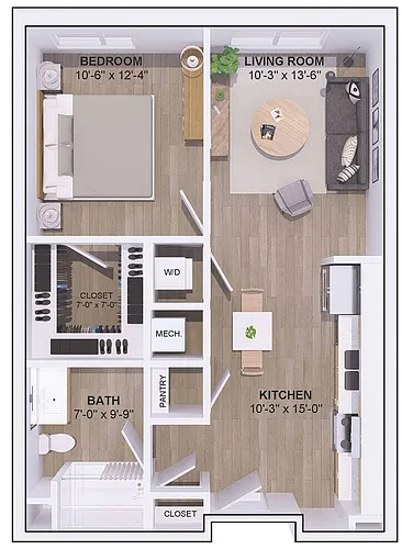 Floor plan 6A-1E