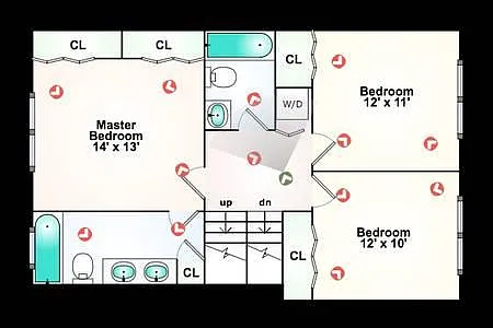 Top floor layout