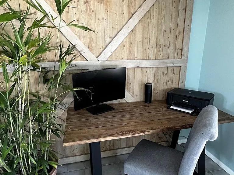 Office area in Florida room