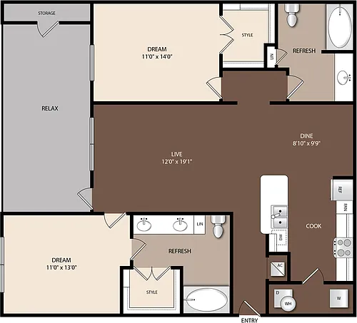 Floor plan B2B
