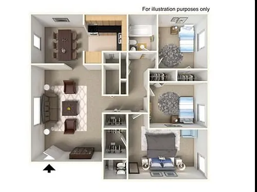 Floor plan 3B15