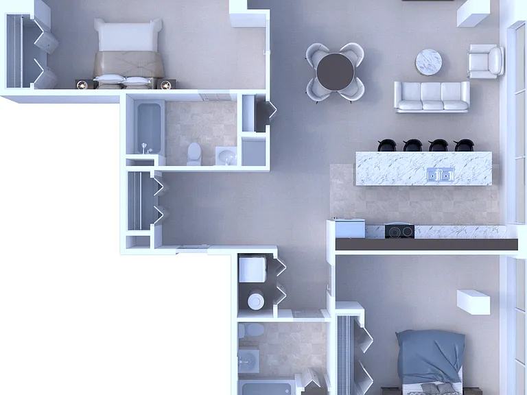 RiverView 2BD 2Bath 1323sqft RiverView 2BD 2Bath 1323sqft