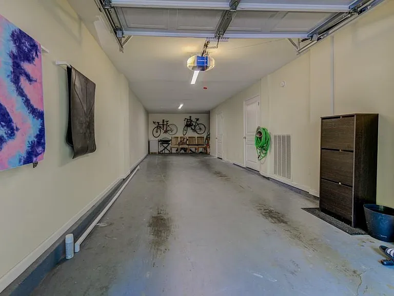 2-car garage with washer/dryer.