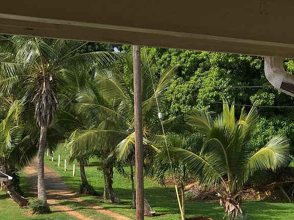 Driveway entrance to property