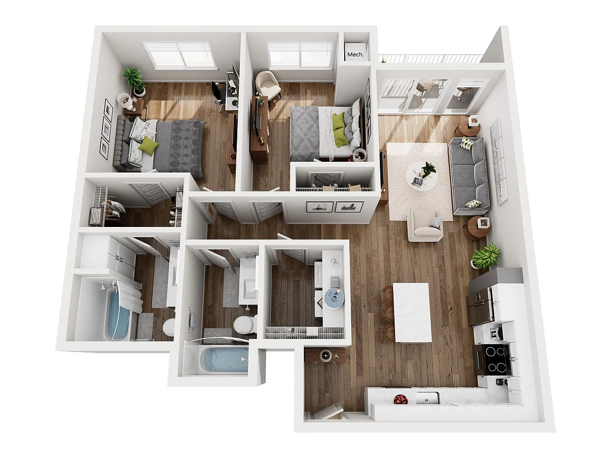 Floor plan Rainier II