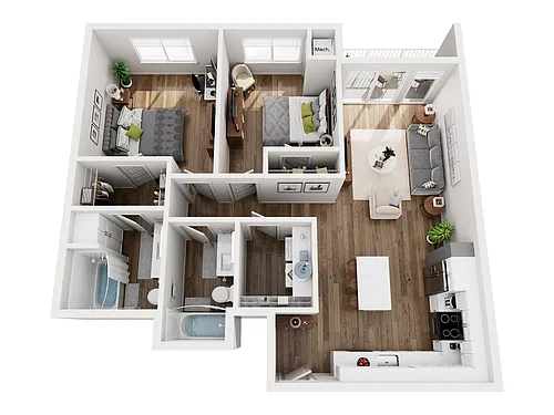 Floor plan Rainier II