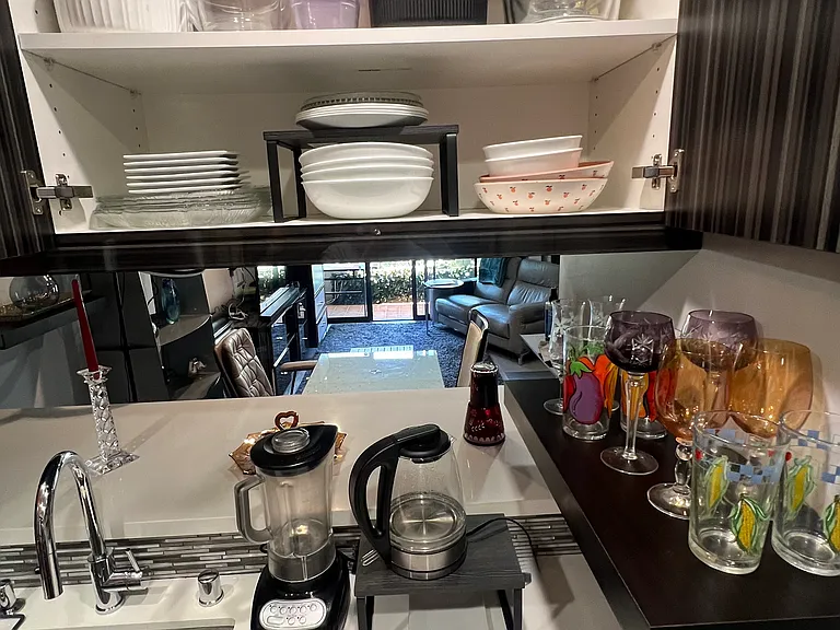 Great glasses and dishware to entertain