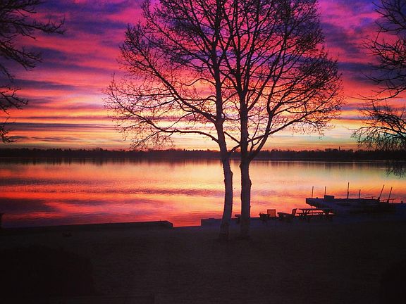 Sunrise view from the home