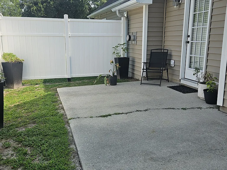 Back patio