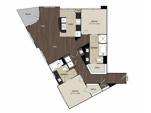 Floor plan B2
