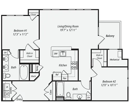 Floor plan B8b-1174
