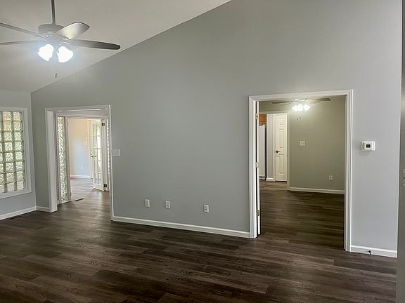 Great room looking to dining room and nook