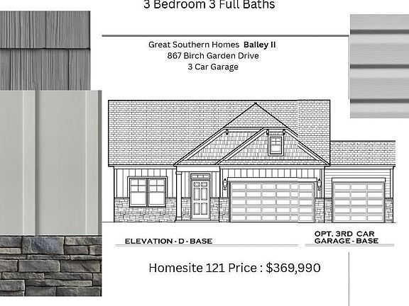 2nd image of 867 Birch Garden Dr. Lot 121 Bailey II -D