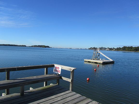 View from the dock