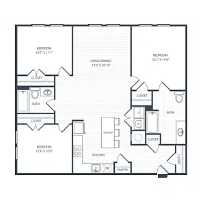 Floor plan PH2 C1 ADA